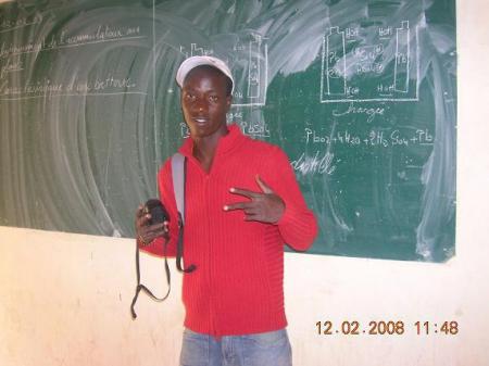 je suis en classe